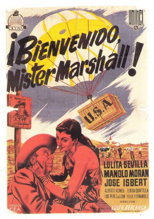 Cartel Bienvenido Mr. Marshall